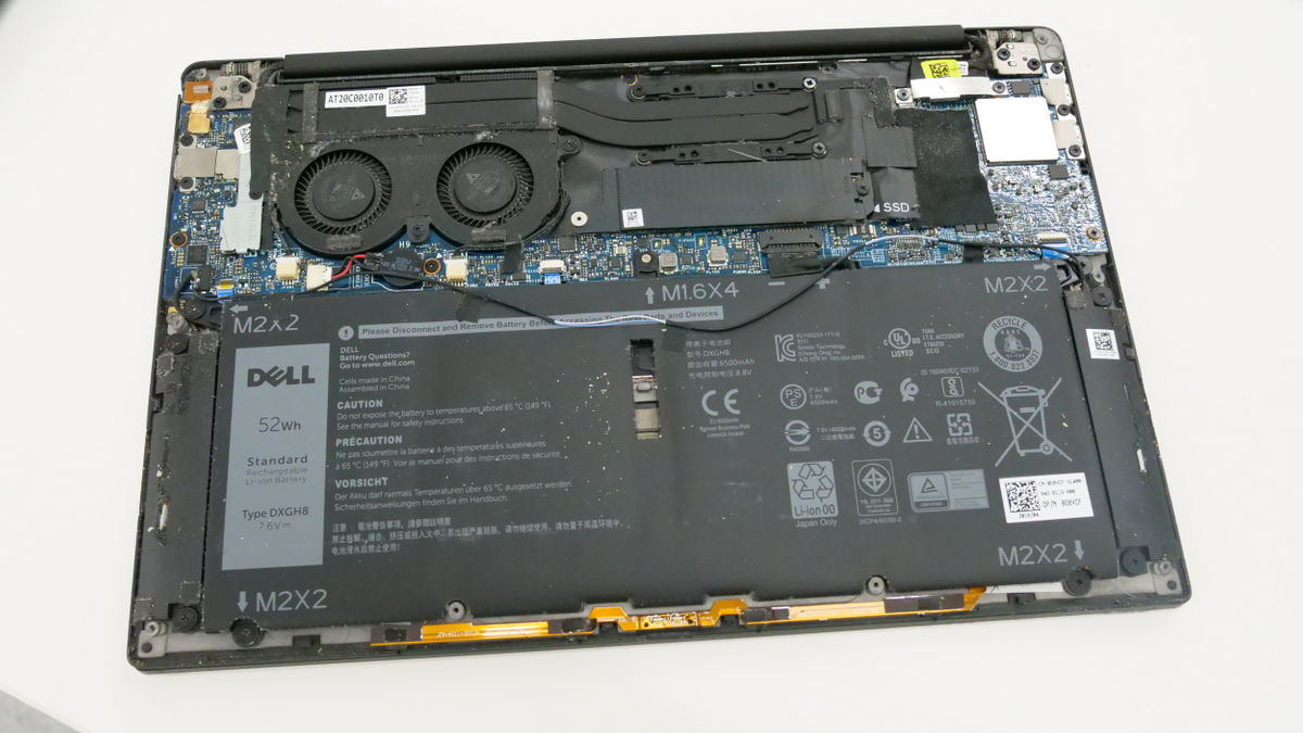 DELL XPS 13 9370 外装キレイ バッテリーほぼ新 画面タッチ可 - ノートPC