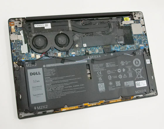 Dell製ノートPC「XPS 13 9370」のバッテリーを自力で交換してみた - GIGAZINE