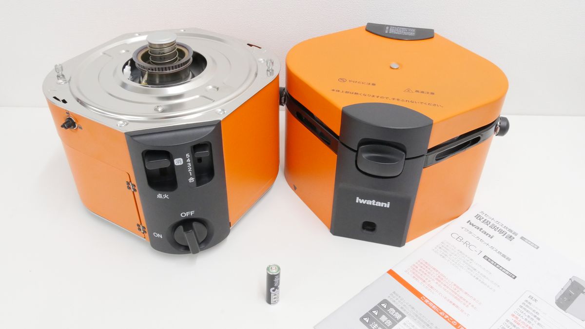 Iwatani's cassette gas cooker 'HAN-go' review that can cook rice