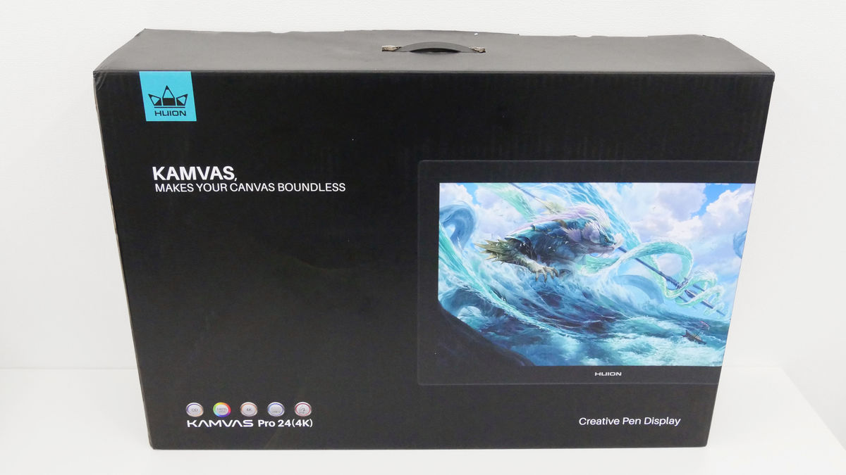 Huion 液タブ Kamvas Pro24 4K液晶タブレット - PC周辺機器