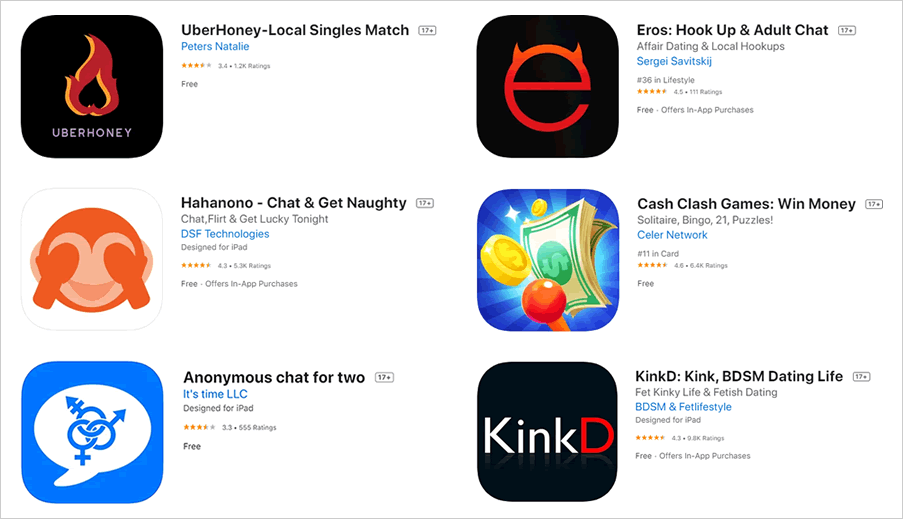 Adult Games In App Store