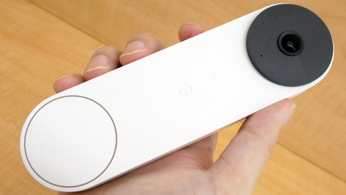 Google's battery-powered doorbell 'Google Nest Doorbell' Photo