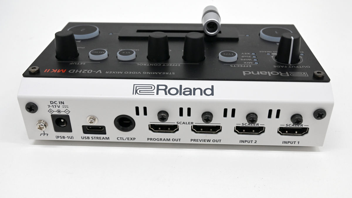 I tried touching Roland's 'V-02HD MK II', which allows easy video 