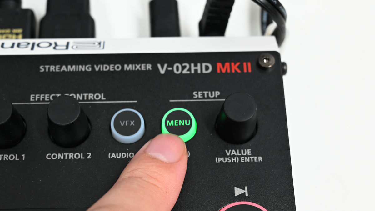 I tried touching Roland's 'V-02HD MK II', which allows easy video