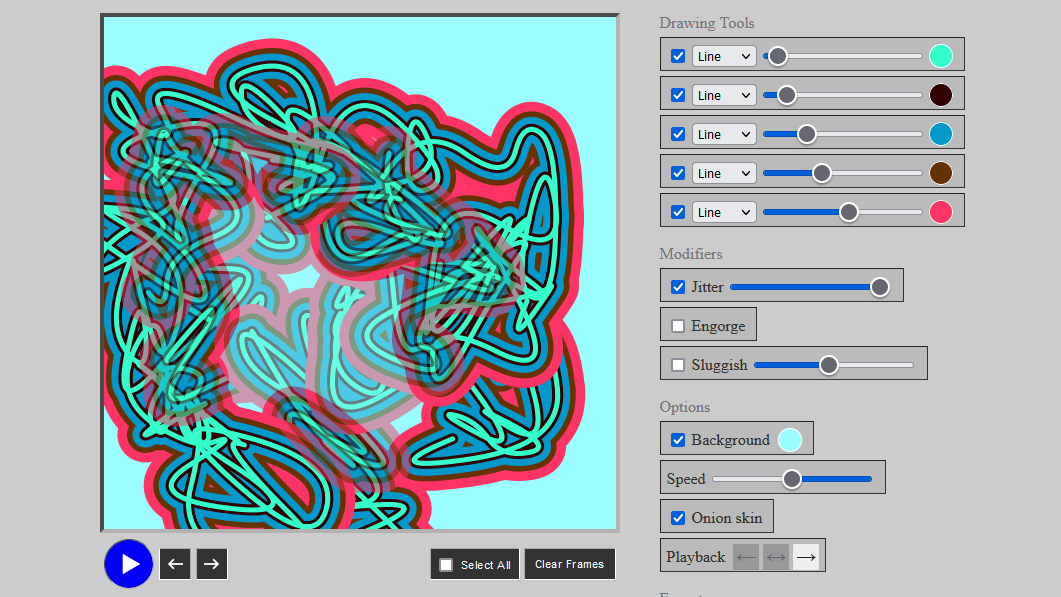 マウスをグリグリ動かすだけで印象的なgifアニメーションを作成できるウェブアプリ Sketch Machine を使ってみた Gigazine