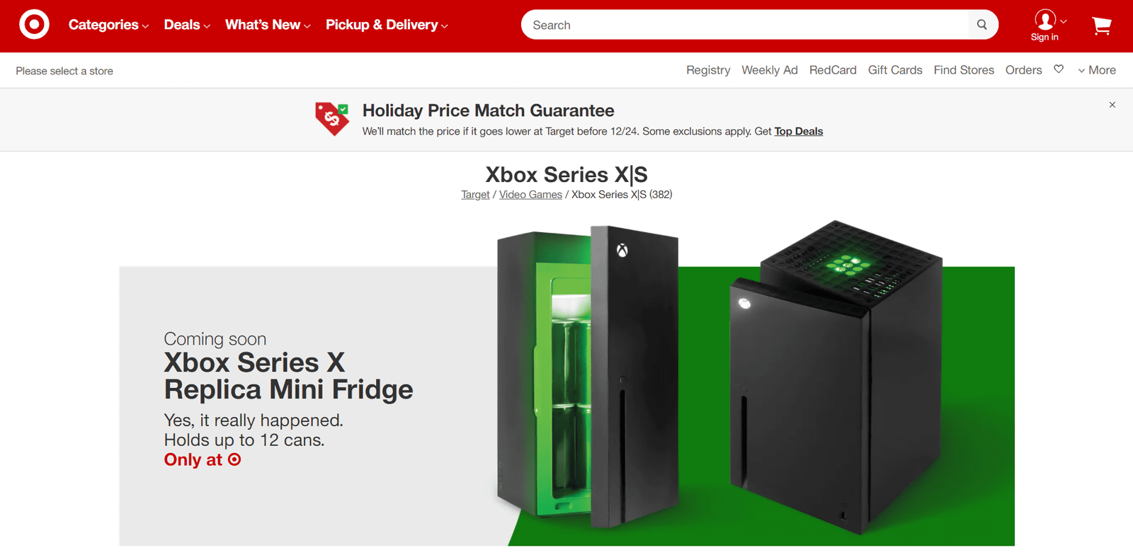 大得価高品質】 Xbox Series X Mini Fridge ミニ冷蔵庫 QTn2r
