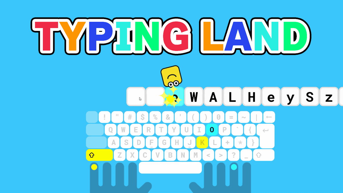 typing land