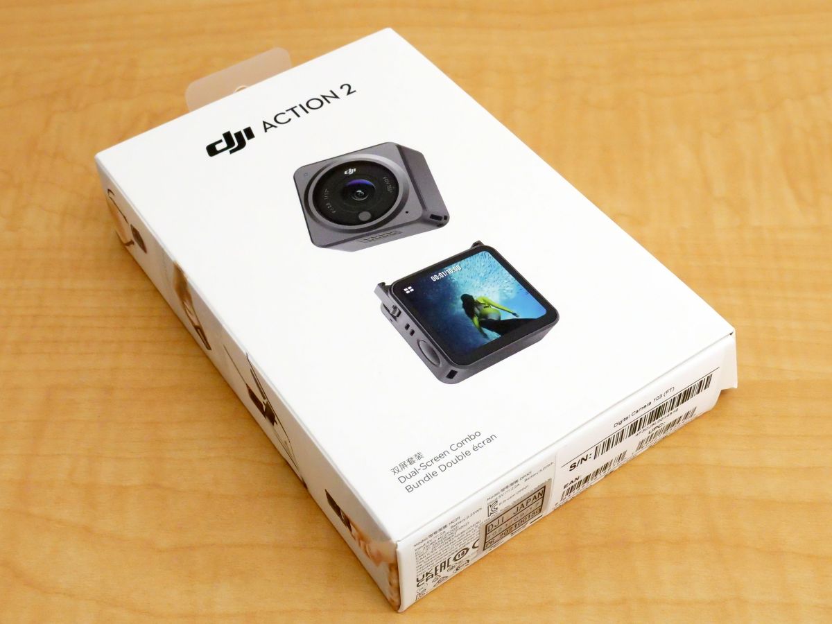 Appearance & initial setting review of the action camera 'DJI