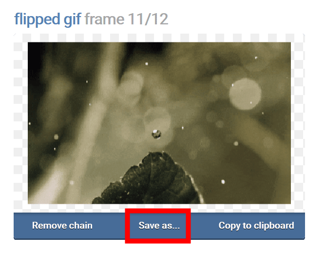 Online GIF Tools' that allows you to edit many things such as