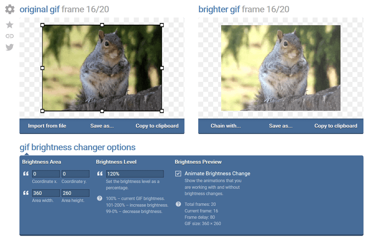 Online GIF Tools' that allows you to edit many things such as changing the  playback speed of GIF animation, mosaic processing, transparency  processing, etc. - GIGAZINE