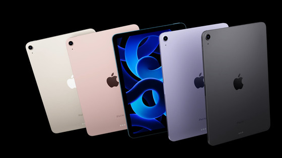 M1搭載で爆速進化した第5世代iPad Airが登場 - GIGAZINE