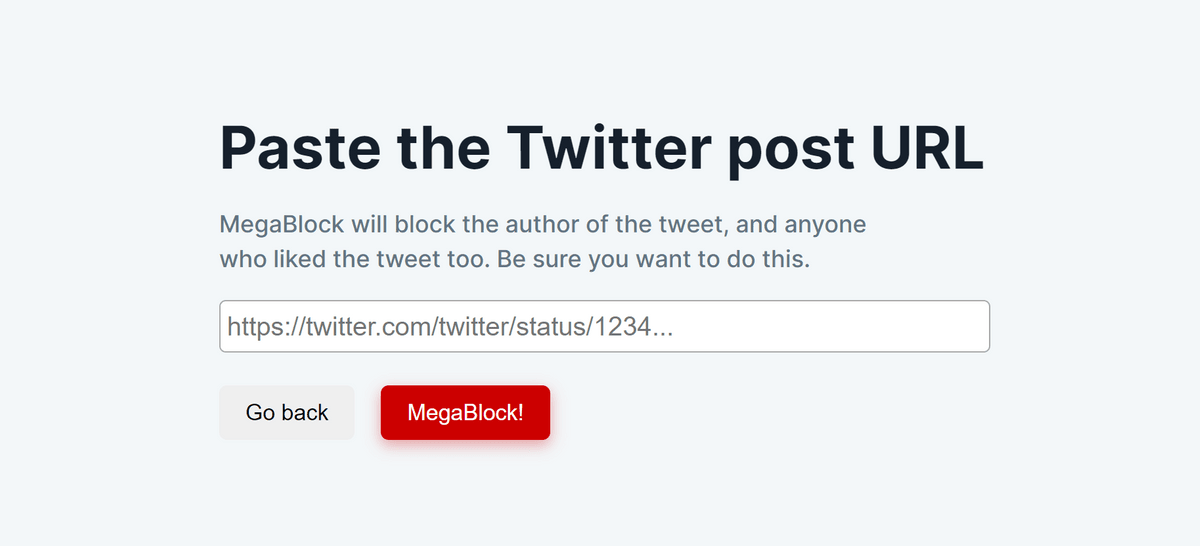 邪悪なツイートを「いいね」した人までまとめてブロックすることで一気にタイムラインの治安を向上させることが可能なツール「MegaBlock