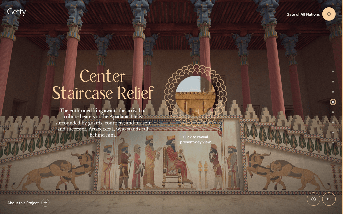 ペルシア帝国の古代の都 ペルセポリス の3d復元図をじっくり体験できる Persepolis Reimagined Gigazine