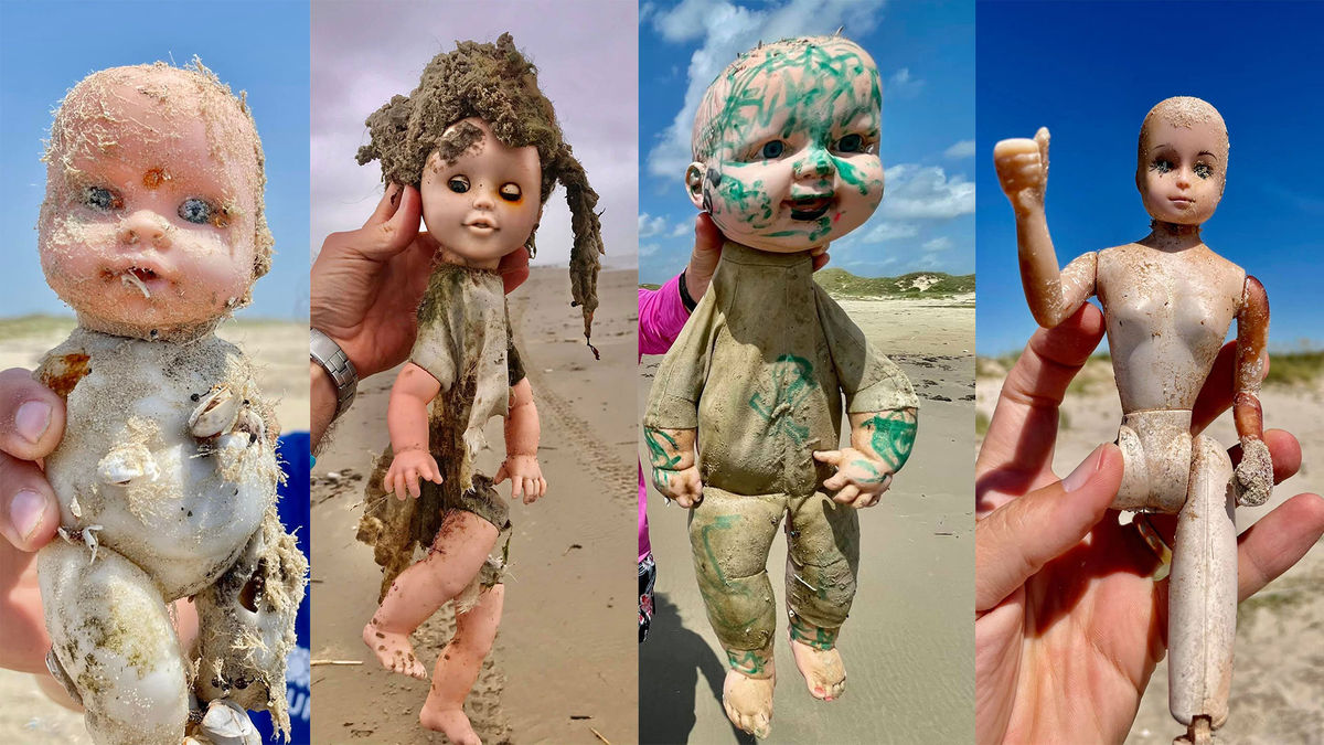 不気味な人形が毎月のようにテキサス州の浜辺で見つかる理由とは？ GIGAZINE