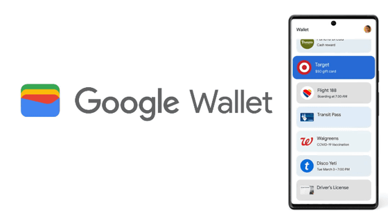 Google Wallet」がAndroidに登場、支払いのほかチケットや免許証