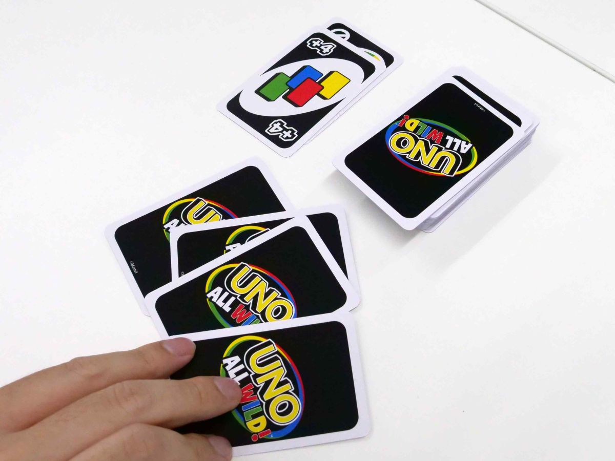 UNO All Wild Has No Color and Number Cards