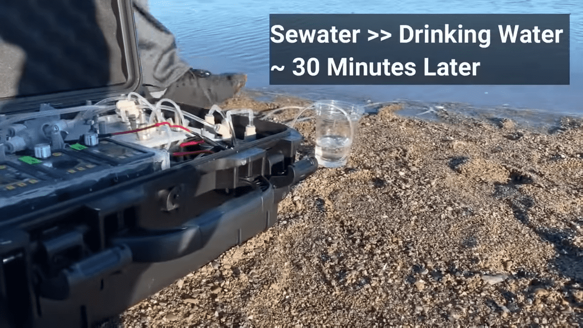 From seawater to drinking water, with the push of a button, MIT News