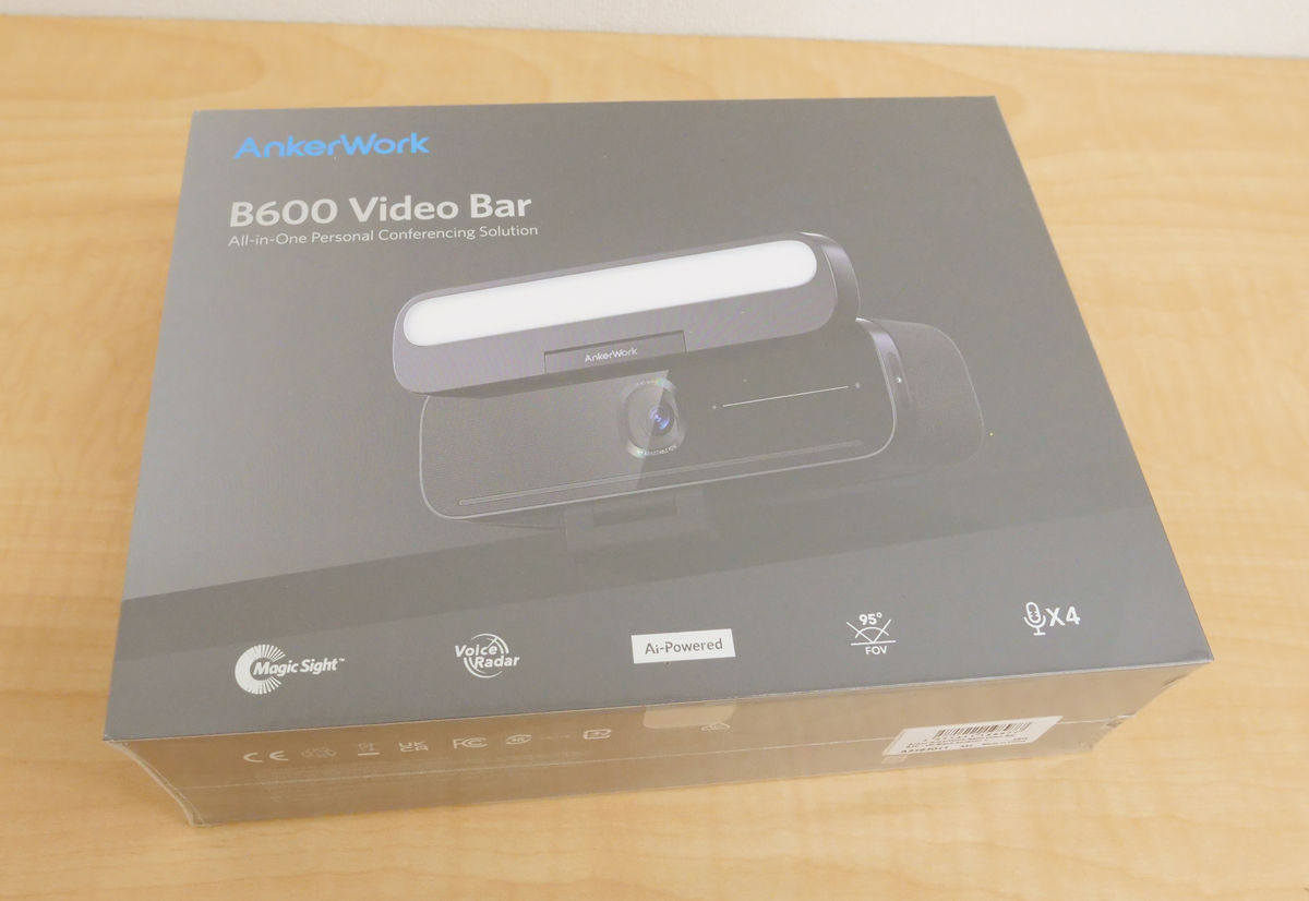 Web camera ``AnkerWork B600 Video Bar'' review with camera &