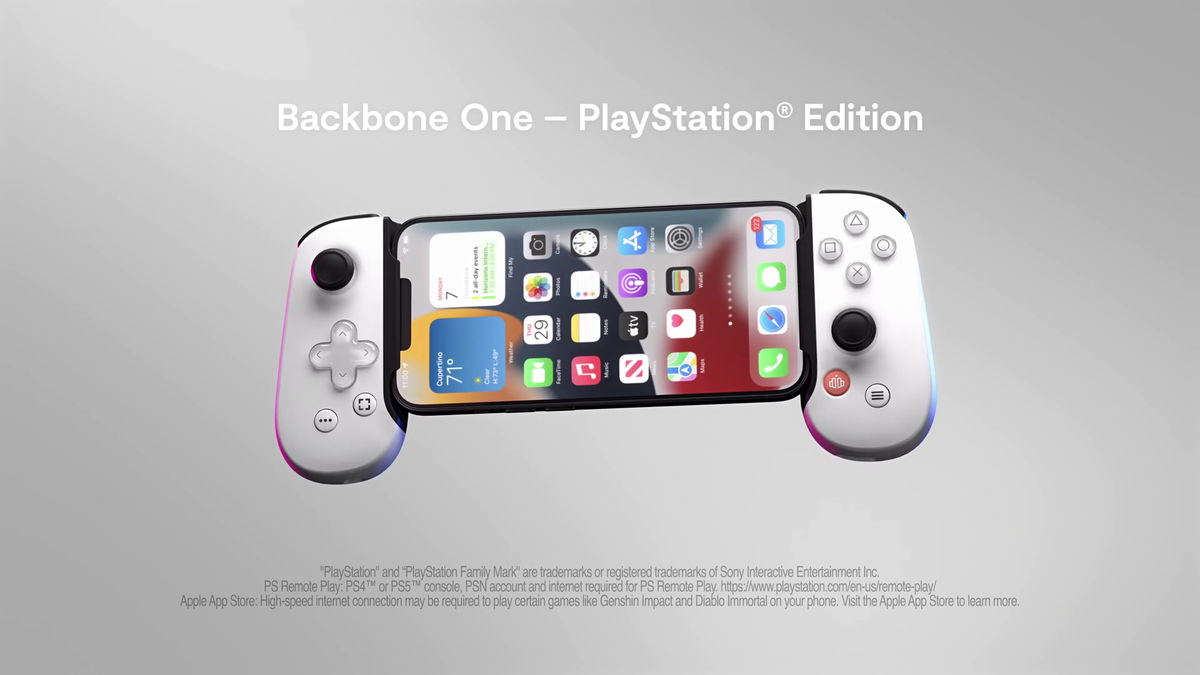 PS5コントローラー風のiPhone用外付けコントローラー「Backbone One 
