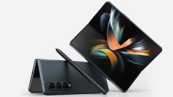 薄型＆軽量化を果たしたSamsungの折りたたみスマホ「Galaxy Z Fold4