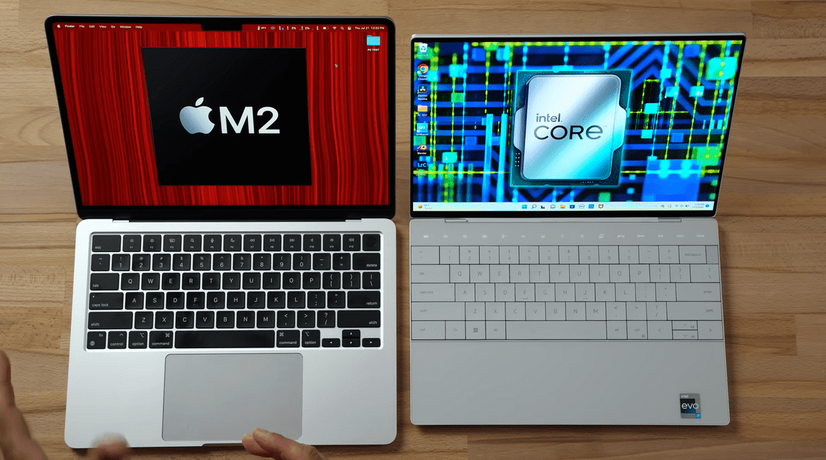 Reported that MacBook Air running Windows 11 outperformed XPS 13