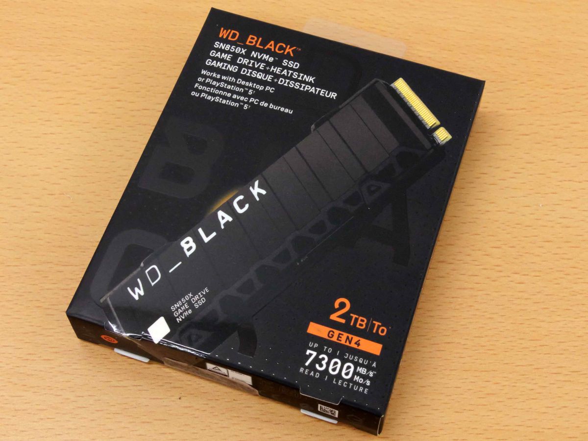 SANDISK Western Digital Black SN850X, 4 To, M.2, 7300 Mo/s