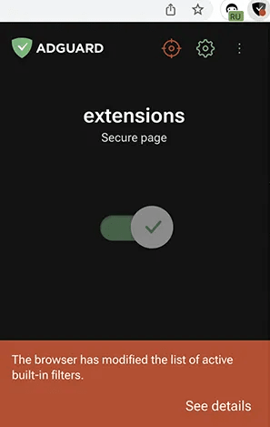 does adguard have a chrome extension