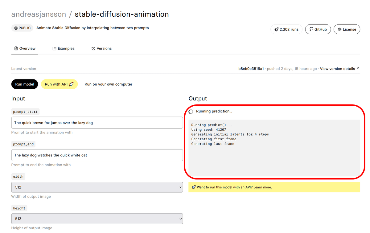 Creating an Animated GIF from an Existing Image with the RunPod Stable  Diffusion Template