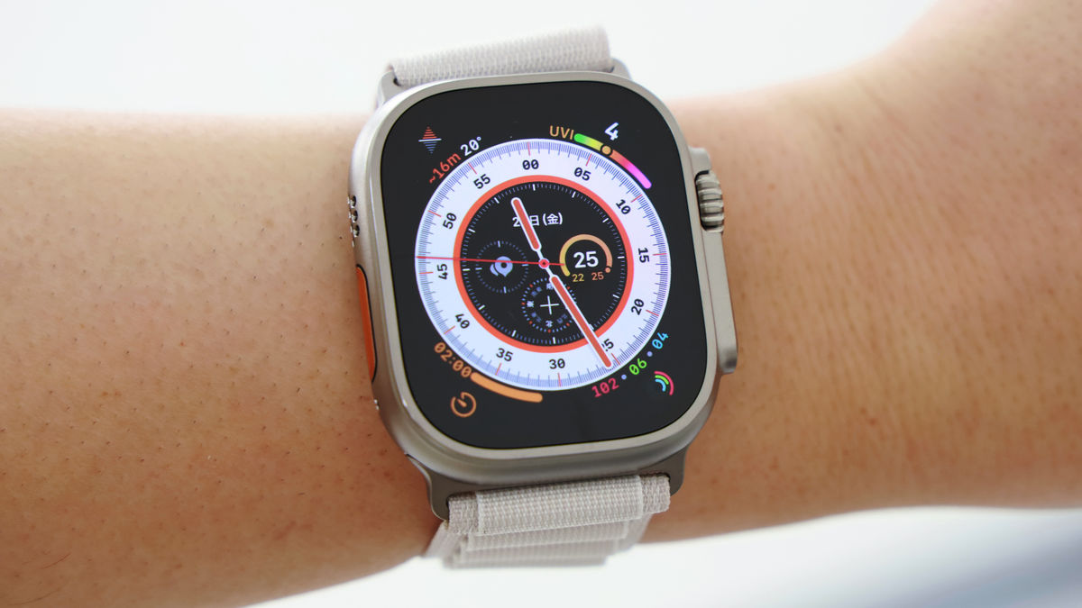 Apple Watch Ultra」速攻ムービー＆フォトレビュー、圧倒的デカさ