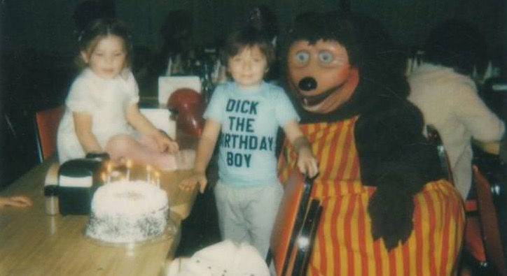 Dick the birthday boy