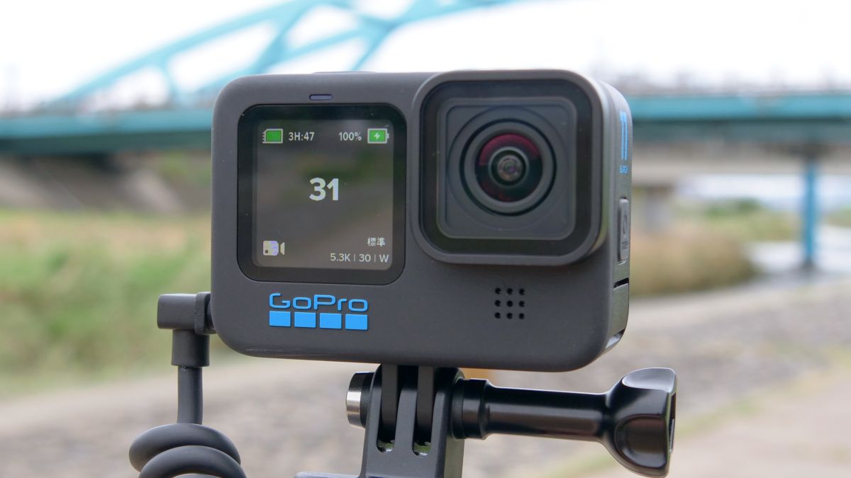 GoPro HERO11 Blackの「超強力ブレ補正」や「何が何でも水平を保ち 