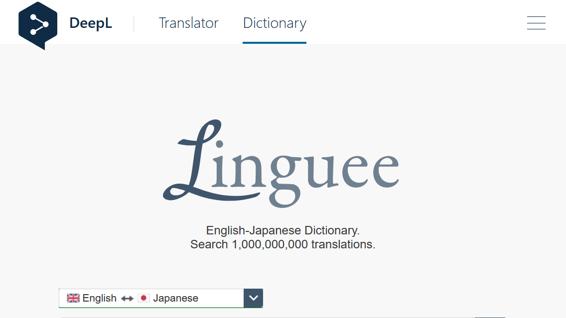 Free online dictionary 'Linguee' operated by DeepL - GIGAZINE