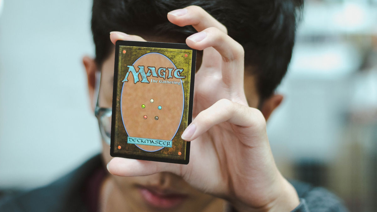 ``Magic: The Gathering cards are overprinted and the value crashes,'' a giant bank warns a toy company