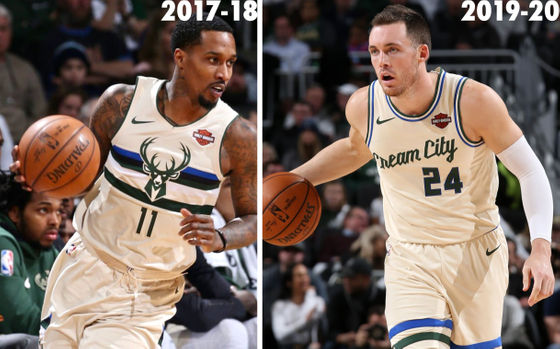 Giannis Antetokounmpo Bucks City Cream 2019 20 Jersey