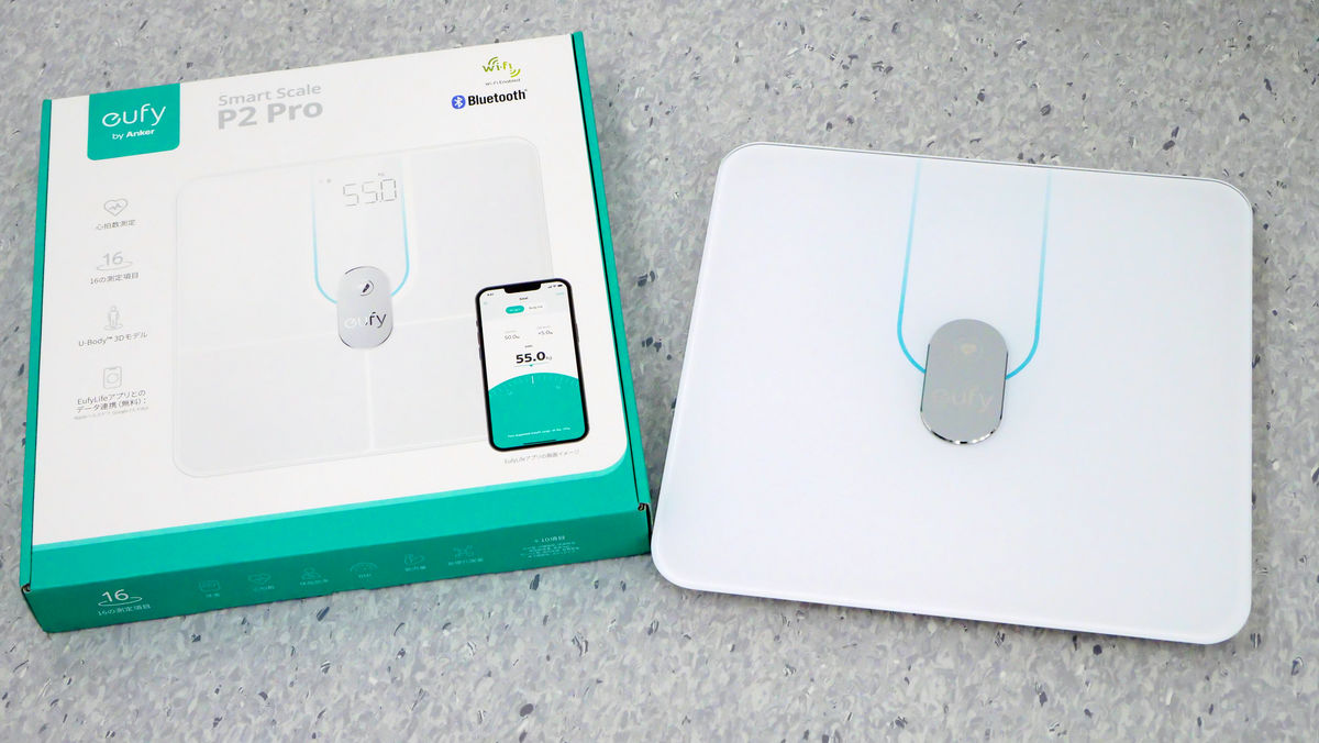 Anker's first smart weight body composition meter 'Eufy Smart Scale P2 Pro'  review, appearance looks like this - GIGAZINE