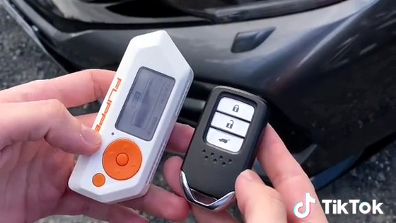 A video that duplicates and hacks a car's smart key with Flipper Zero is  very popular on TikTok, can it really be hacked easily? - GIGAZINE