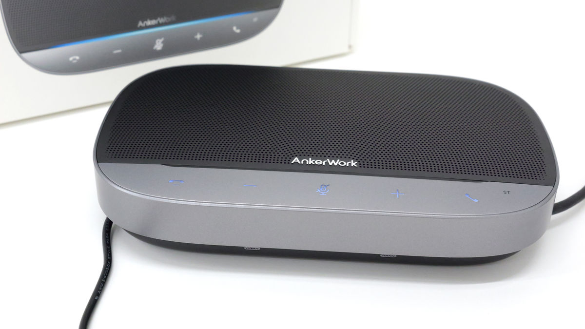 AnkerWork SR500 Speakerphone ブラック A3311約204×120×393mm - PC