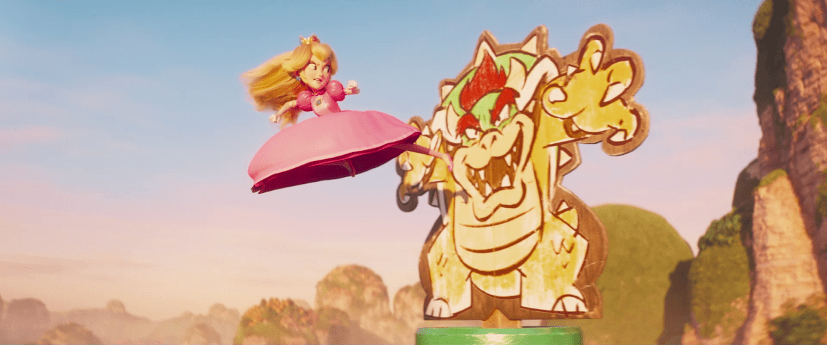 Princess Peach Kicks Bowser! Scene - THE SUPER MARIO BROS. MOVIE (2023) 