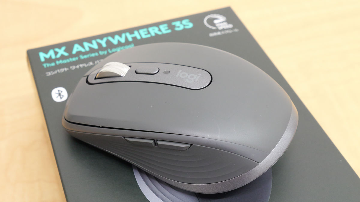 Logitech's wireless silent mouse 'MX ANYWHERE 3S' photo review