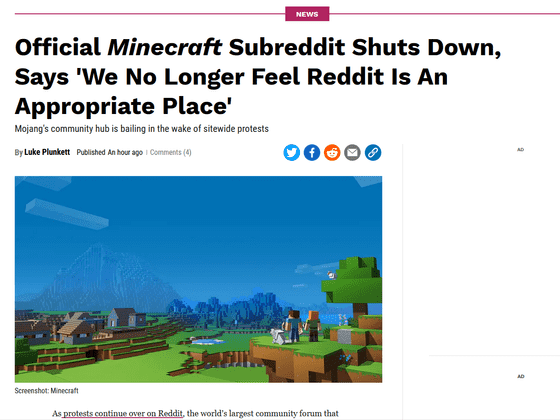 Minecraft Reddit of over seven million users loses Mojang support