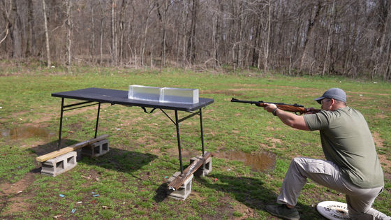 Elephant Rifle vs. Ballistic Gel in Slow Motion