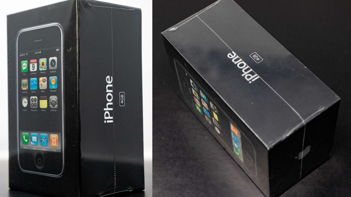 初代iPhoneの4GBモデルが約2600万円で落札される - GIGAZINE