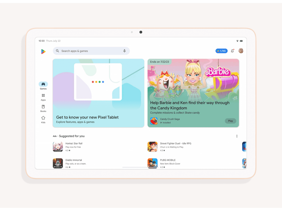 Google says it will start downranking non-tablet apps in the Play