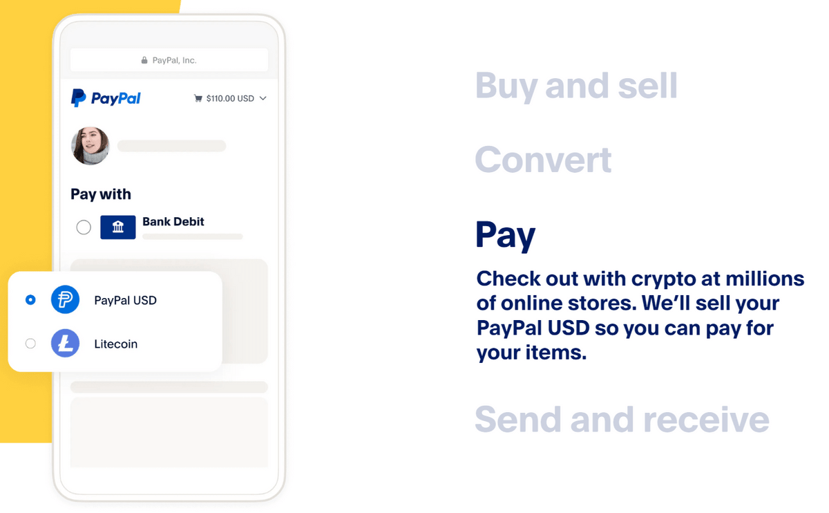 PayPalがアメリカドルのレートと固定したステーブルコイン「PayPal USD」を発表、大手金融機関では初めての動き - GIGAZINE