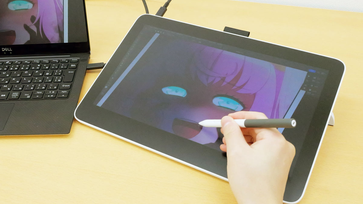 ワコムのタッチにも対応したエントリーモデルの液タブ「Wacom One 13