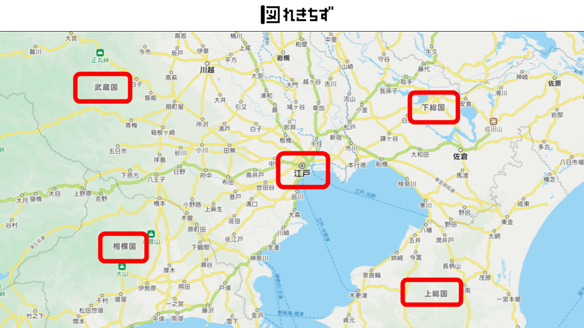 江戸時代の古地図を現代風にしたマップ「れきちず」であちこち探索して