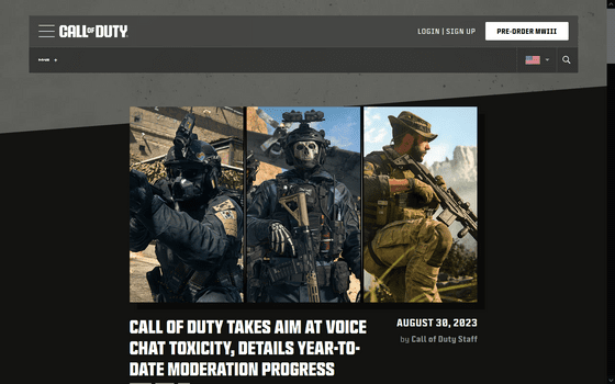 Call of Duty Voice Chat Moderation FAQ