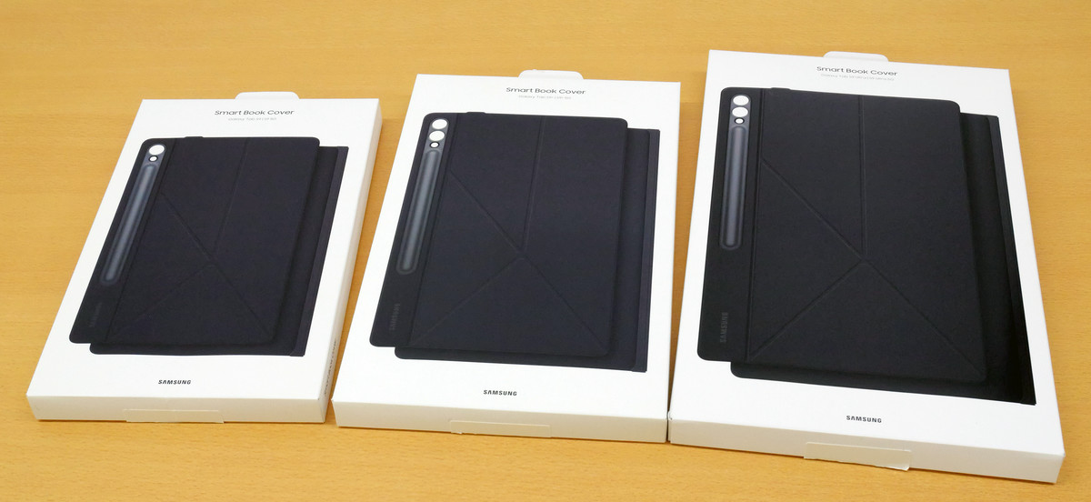 We tried the usability of 4 special covers for the 'Galaxy Tab S9