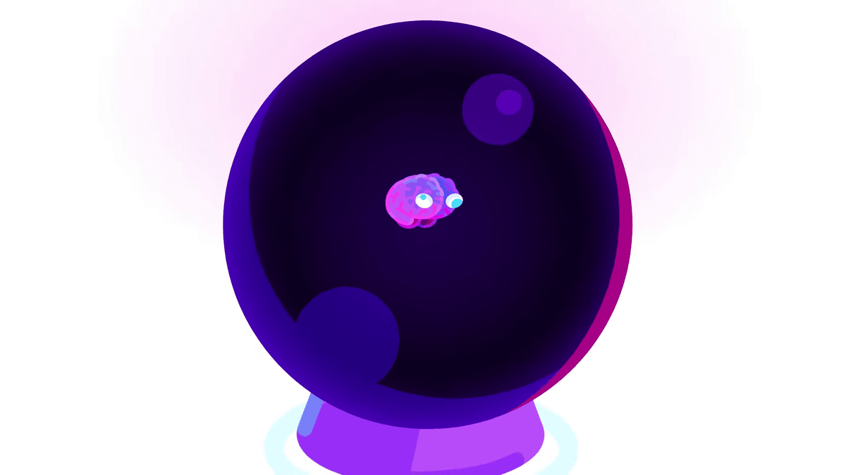 Purple Gradient Crystal Ball Free Map Crystal Ball Magic Ball PNG