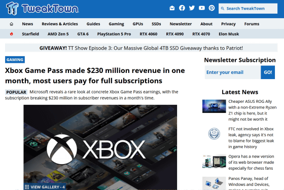 Microsoft reveals how much money Game Pass actually makes